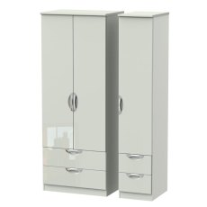 Carrie Triple 2 Drawer  Wardrobe Carrie Triple 2 Drawer  Wardrobe