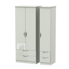 Carrie Tall Triple Double Drawer Wardrobe Carrie Tall Triple Double Drawer Wardrobe