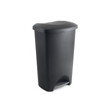 Addis 50L Pedal Bin Metallic