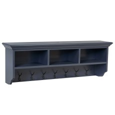 Farmhouse Collection 3 Hole 7 Coat Hook - Midnight