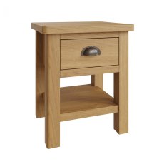 Hastings 1 Drawer Lamp Table in Oak