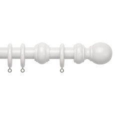 400CM County 28MM White Pole