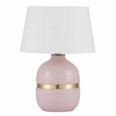 Blush Glazed Lamp