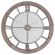 Natural Wood Round Wall Clock Natural Wood Round Wall Clock