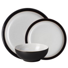Denby Elements 12 Piece Dinner Set in Black Denby Elements 12 Piece Dinner Set in Black