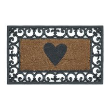 My Mat Coir Insert Mat in Heart