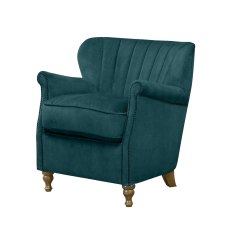 Alexander & James Percy Chair in Plush Peacock Alexander & James Percy Chair in Plush Peacock