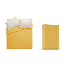 Belledorm Saffron 200 Thread Count Plain Dyed Sheet