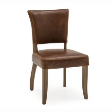 Duke Dining Chair in Tan Brown