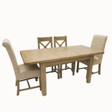 Heritage 1.3m Extending Dining Table with 4 Chairs Heritage 1.3m Extending Dining Table with 4 Chairs