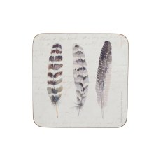 Creative Tops Pack of 6 Feathers Coasters Creative Tops Pack of 6 Feathers Coasters