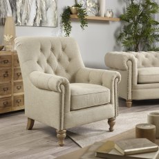 Alexander & James Sofia Chair in Artisan Plain Stone Alexander & James Sofia Chair in Artisan Plain Stone