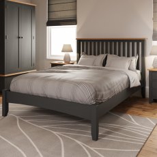 Stiffkey Bed Frame in Midnight Stiffkey Bed Frame in Midnight