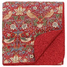 Morris & Co Strawberry Thief Quilted Throw Morris & Co Strawberry Thief Quilted Throw