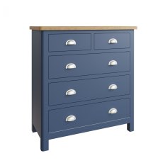 Hastings 2 Over 3 Chest of Drawers in Blue Hastings 2 Over 3 Chest of Drawers in Blue