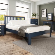 Hastings Bed Frame in Blue Hastings Bed Frame in Blue