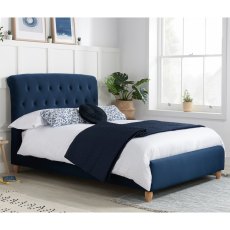 Bronty Double Bedstead in Blue Bronty Double Bedstead in Blue