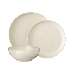 Denby Linen 12 Piece Coupe Tableware Set Denby Linen 12 Piece Coupe Tableware Set
