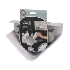 Joseph Joseph EasyStore Corner Shower Cad with Mirror White Joseph Joseph EasyStore Corner Shower Cad with Mirror White