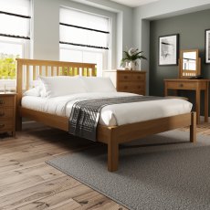 Hastings Bedframe in Oak - King Size Hastings Bedframe in Oak - King Size