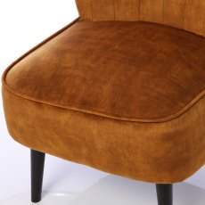 Wilby Accent Chair in Dove Tumeric Fabric Wilby Accent Chair in Dove Tumeric Fabric