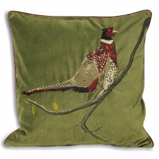 Hunter Pheasant Green 45x45 Cushion Hunter Pheasant Green 45x45 Cushion