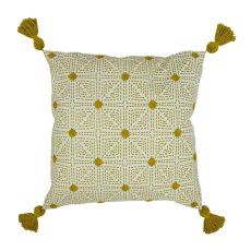 Chia Ochre Poly Filled 50X50 cm Chia Ochre Poly Filled 50X50 cm