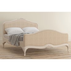 Willis & Gambier Ivory Bedroom Upholstered King Bedstead high end