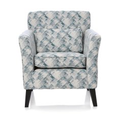Milford Accent Chair in Rombotex Teal Milford Accent Chair in Rombotex Teal