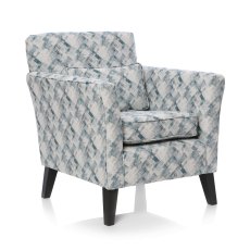 Milford Accent Chair in Rombotex Teal Milford Accent Chair in Rombotex Teal