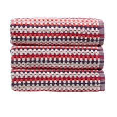 Christy Carnaby Stripe Towel Berry Christy Carnaby Stripe Towel Berry