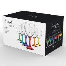 Simply Home Set of 6 Misket Gin Glasses