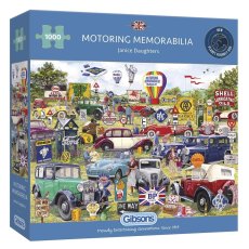 Gibsons Motoring Memorabilia 1000pc Puzzle Gibsons Motoring Memorabilia 1000pc Puzzle