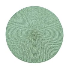 Walton & Co Circular Ribbed Placemat Sage