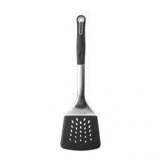 Fusion Stainless Steel Slotted Turner with Silicone over mould Fusion Stainless Steel Slotted Turner with Silicone over mould