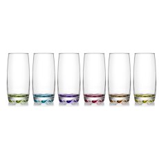 Simply Home Set of 6 Adora Long Drink Glasses Simply Home Set of 6 Adora Long Drink Glasses