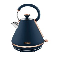 Tower Cavaletto Pyramid Kettle 1.7L Blue Tower Cavaletto Pyramid Kettle 1.7L Blue