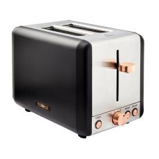 Tower Cavaletto 2 Slice Toaster Black Tower Cavaletto 2 Slice Toaster Black