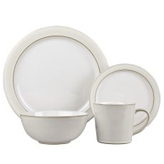 Denby Natural Canvas 16 Piece Tableware Set Denby Natural Canvas 16 Piece Tableware Set