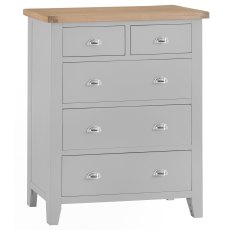 Tenby Grey Jumbo 2 over 3 Chest