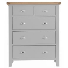 Tenby Grey Jumbo 2 over 3 Chest