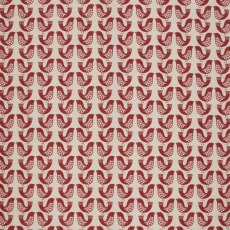 Scandi Birds Scarlet PVC Fabric Scandi Birds Scarlet PVC Fabric