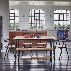 Ercol Monza Medium Dining Table, 2 Como Chairs, and 2 Dining Chairs Ercol Monza Medium Dining Table, 2 Como Chairs, and 2 Dining Chairs