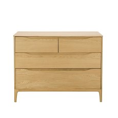 Ercol Rimini 4 Drawer Low Wide Chest Ercol Rimini 4 Drawer Low Wide Chest