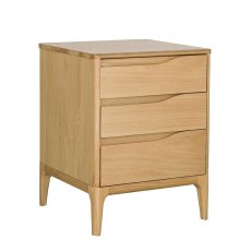 Ercol Rimini 3 Drawer Bedside