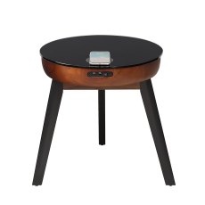 Santiago Smart Lamp Table Glass Top