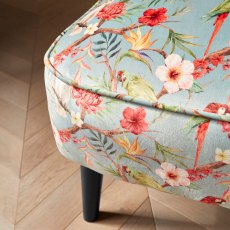 Wilby Accent Chair in Birds of Paradise Fabric