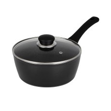Simply Home Black Forged Saucepan 18cm Simply Home Black Forged Saucepan 18cm
