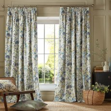 Voyage Hedgerow Sky Pencil Pleat Ready Made Curtains