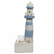 Wooden white washed Tealight holder Wooden white washed Tealight holder